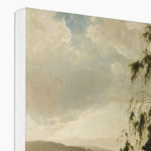 Printed Canvas - Landscape in Derbyshire by Ernest Parton
