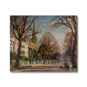 Printed Canvas - Spring in the Suburbs by Francis Dodd