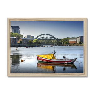 Fine Art Print Framed - Wearmouth Bridge, Sunderland