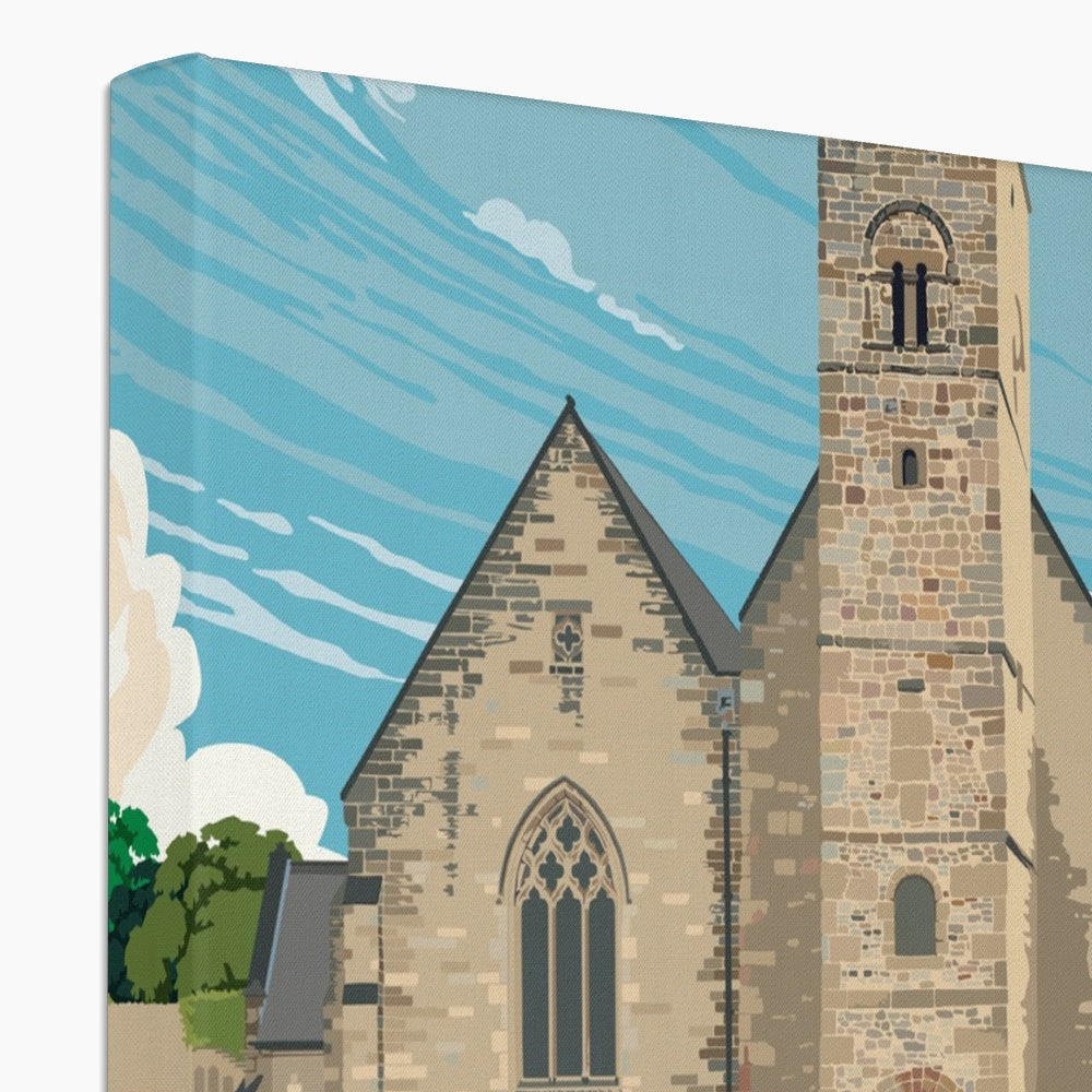 Printed Canvas - St Peter’s Church Poster Art