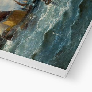 Printed Canvas - Shipping off a Headland by Georges Thornley