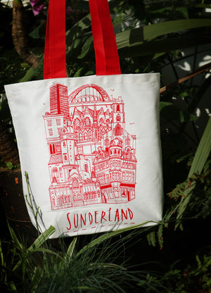 Sunderland Illustrated Tote Bag