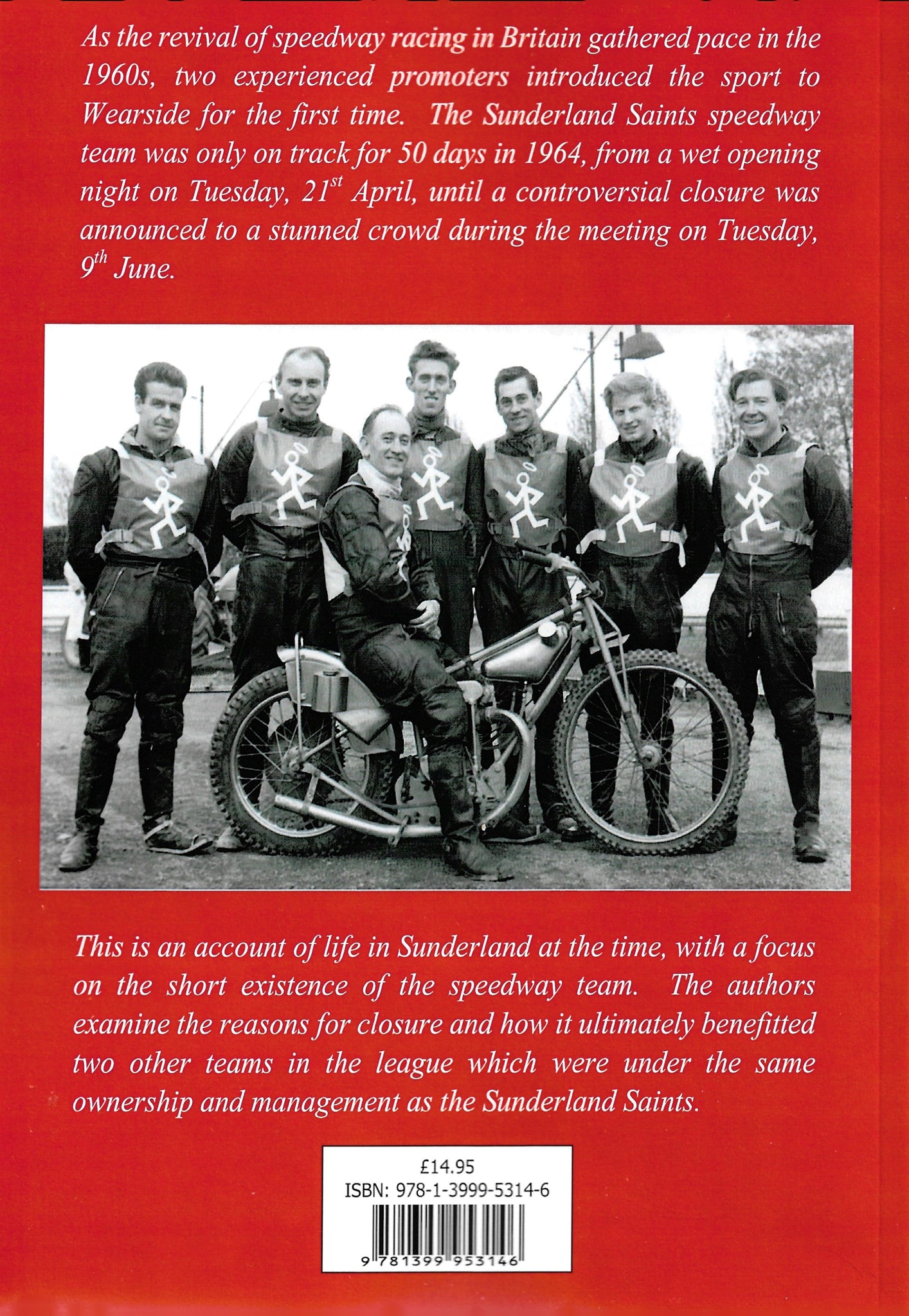 50 Days of Speedway, Sunderland in 1964 - Book by Keith Corns & Georgia Smithson