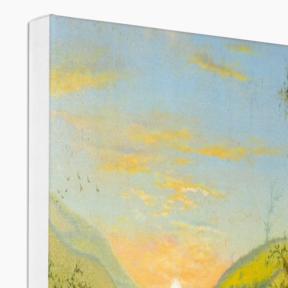 Printed Canvas - The Valley of Love, Hendon, Sunderland by J. D. Hopper
