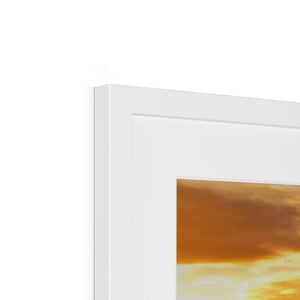 Fine Art Print Framed & Mounted - Seaburn Sunrise, Sunderland