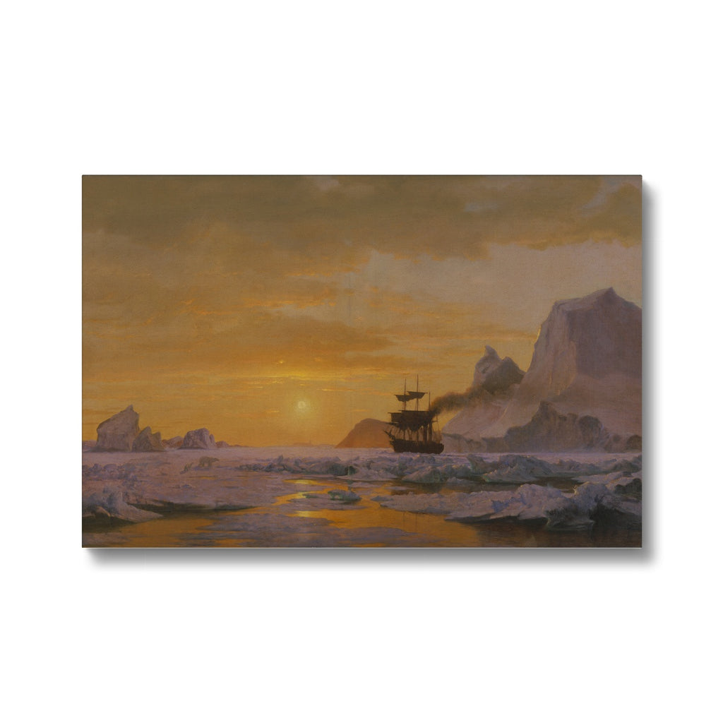 Printed Canvas - Arctic Regions by William Bradford