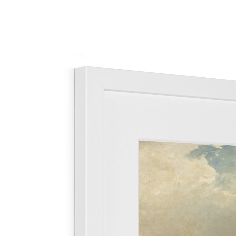 Fine Art Print Framed & Mounted - Landscape in Derbyshire by Ernest Parton