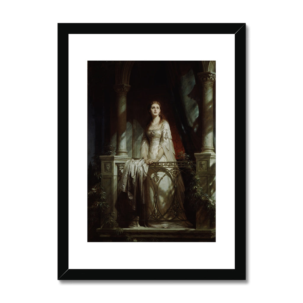 Fine Art Print Framed & Mounted - Juliet by Thomas Francis Dicksee