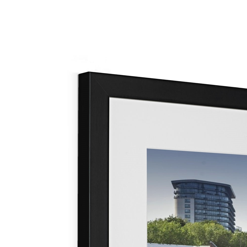 Fine Art Print Framed & Mounted - Wearmouth Bridge, Sunderland