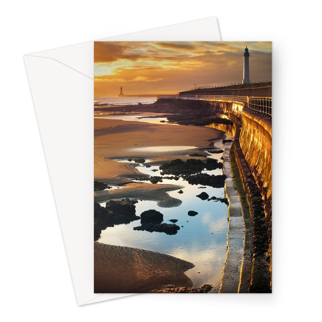 Greetings Card - Seaburn Sunrise, Sunderland