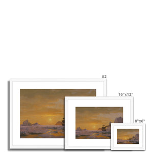 Fine Art Print Framed & Mounted - Arctic Regions by William Bradford