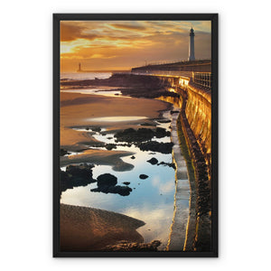 Framed Canvas - Seaburn Sunrise, Sunderland