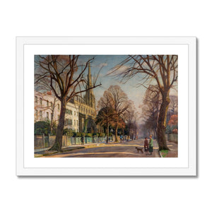 Fine Art Print Framed - Spring in the Suburbs by Francis Dodd