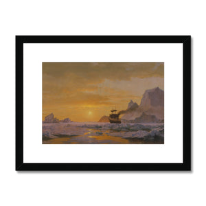 Fine Art Print Framed & Mounted - Arctic Regions by William Bradford