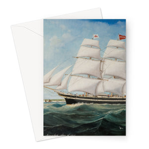 Greetings Card - Brigg Friends by John Hudson