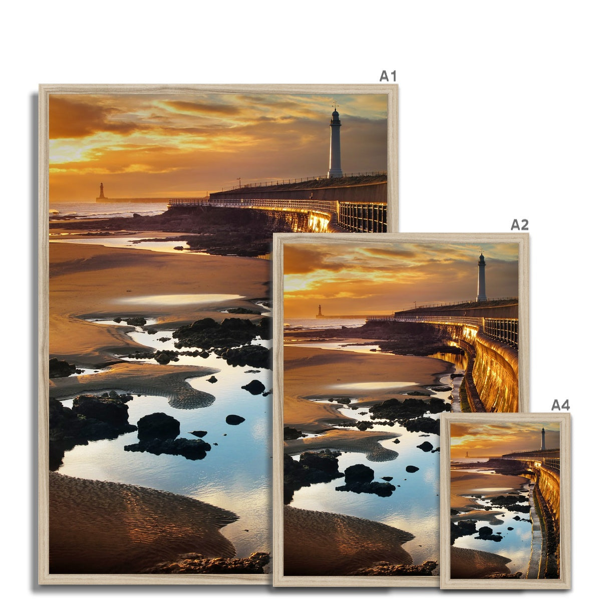 Fine Art Print Framed - Seaburn Sunrise, Sunderland