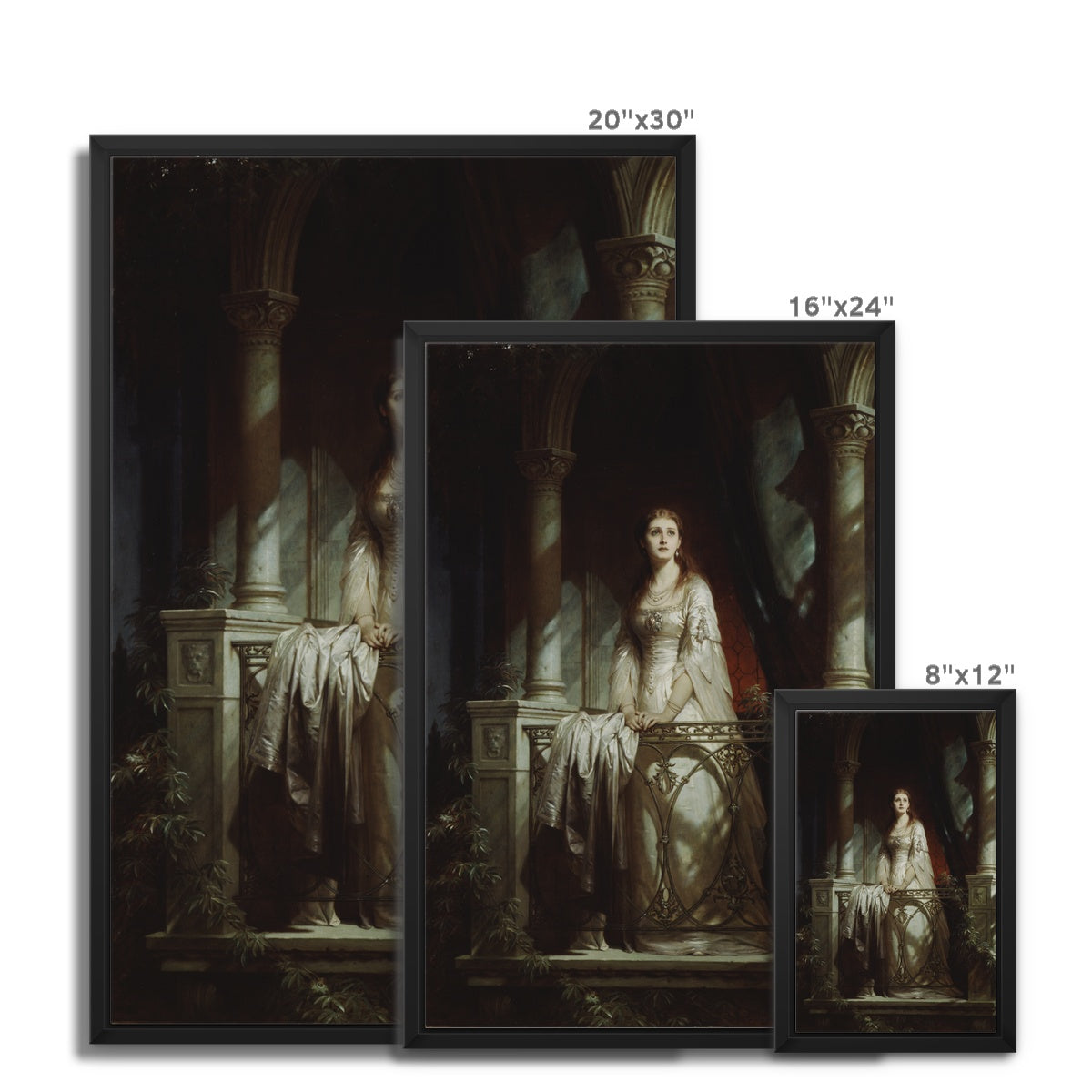 Framed Canvas - Juliet by Thomas Francis Dicksee