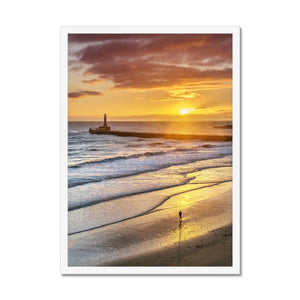Fine Art Print Framed - Roker Sunrise by David Allan