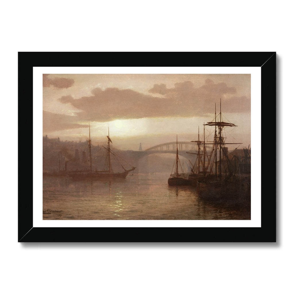 Fine Art Print Framed - Sunderland Harbour by Louis Grimshaw
