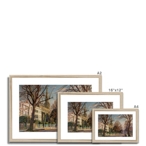 Fine Art Print Framed & Mounted - Spring in the Suburbs by Francis Dodd
