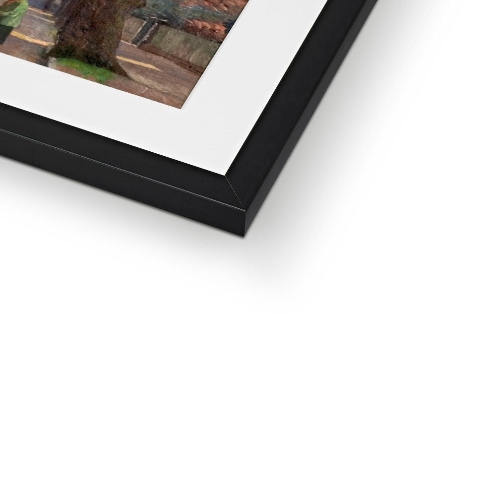 Fine Art Print Framed & Mounted - Spring in the Suburbs by Francis Dodd