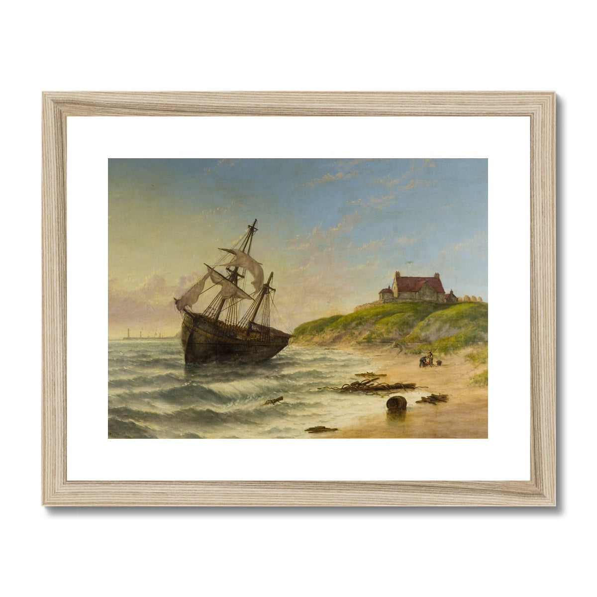 Fine Art Print Framed - Bents Farm, Whitburn by Stuart Bell