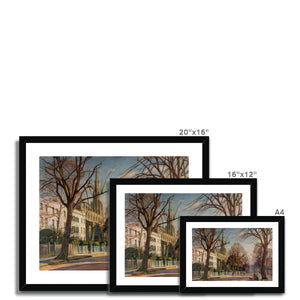 Fine Art Print Framed - Spring in the Suburbs by Francis Dodd
