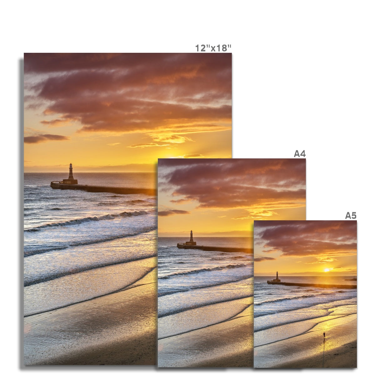 Fine Art Print - Roker Sunrise by David Allan – Sunderland Museum