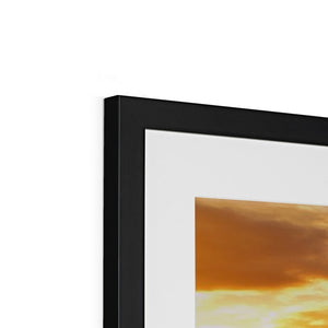 Fine Art Print Framed & Mounted - Seaburn Sunrise, Sunderland
