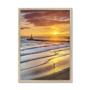 Fine Art Print Framed - Roker Sunrise by David Allan