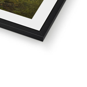 Fine Art Print Framed & Mounted - Landscape in Derbyshire by Ernest Parton