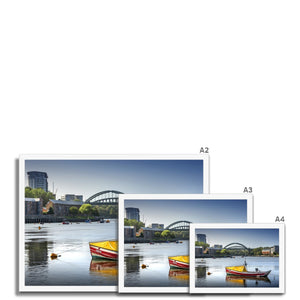 Fine Art Print Framed - Wearmouth Bridge, Sunderland