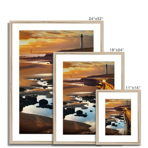 Fine Art Print Framed & Mounted - Seaburn Sunrise, Sunderland