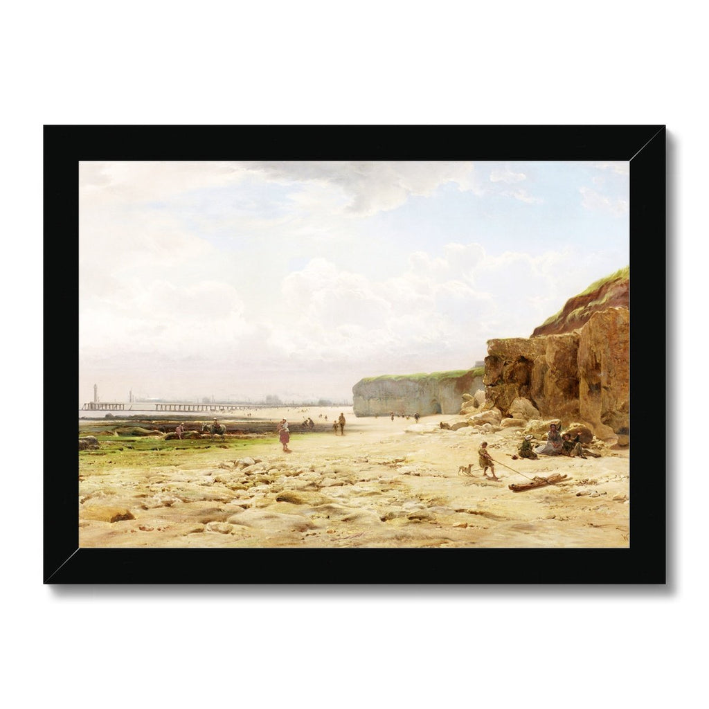 Fine Art Print Framed - Roker Beach by William Crosby