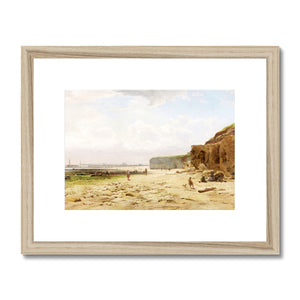 Fine Art Print Framed & Mounted - Roker Beach by William Crosby