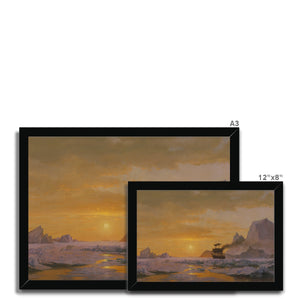 Fine Art Print Framed - Arctic Regions by William Bradford