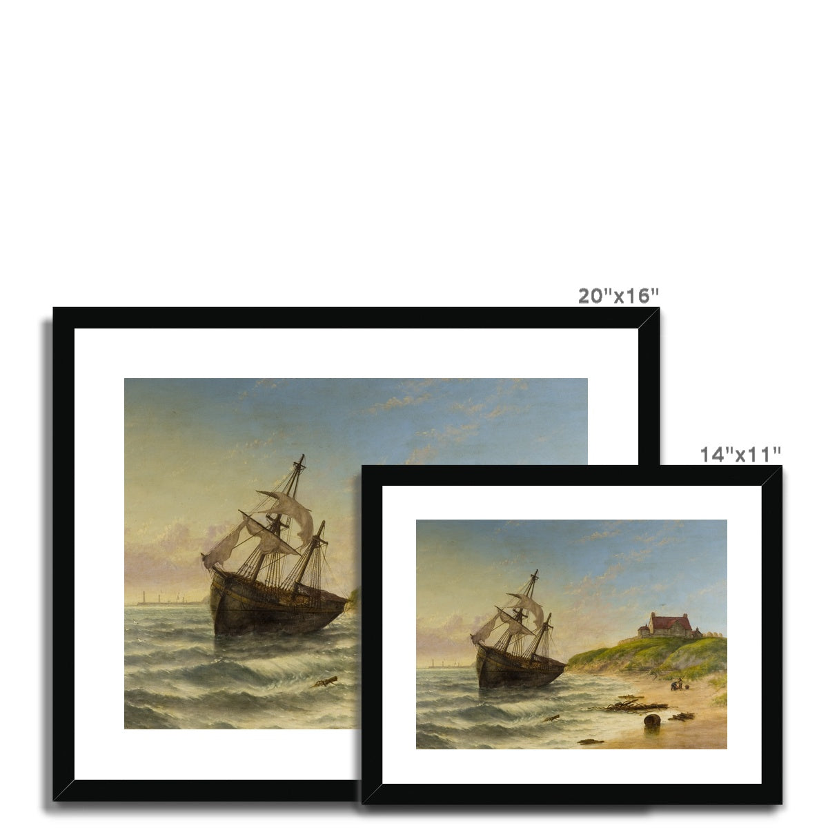 Fine Art Print Framed - Bents Farm, Whitburn by Stuart Bell