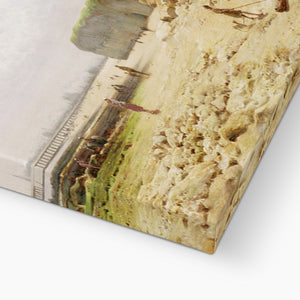 Printed Canvas - Roker Beach by William Crosby