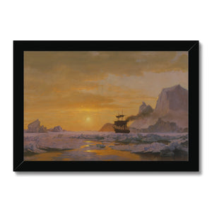 Fine Art Print Framed - Arctic Regions by William Bradford