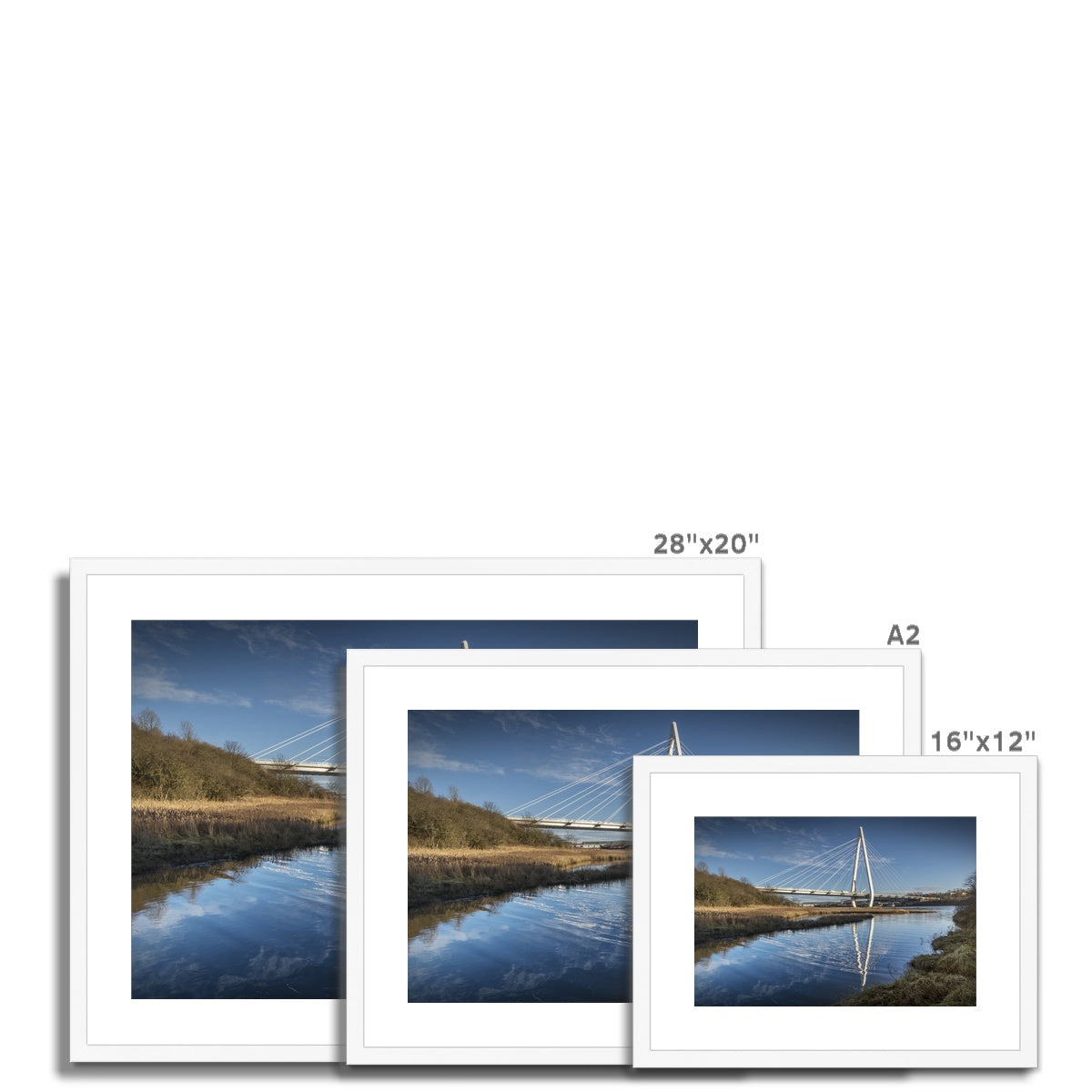 Fine Art Print Framed & Mounted - Northern Spire, Sunderland