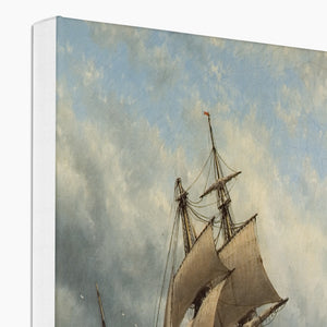 Printed Canvas - Old South Pier and Lighthouse, Sunderland by Stuart Bell
