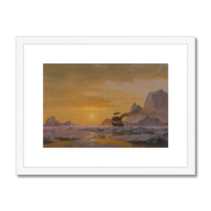 Fine Art Print Framed & Mounted - Arctic Regions by William Bradford