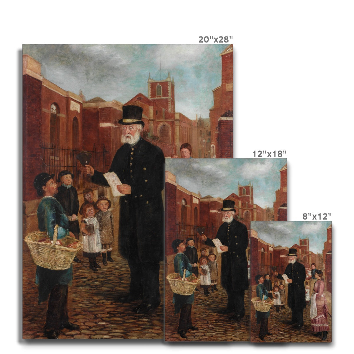 Printed Canvas - Tommy Sanderson, Town Crier by J. Gillis Brown