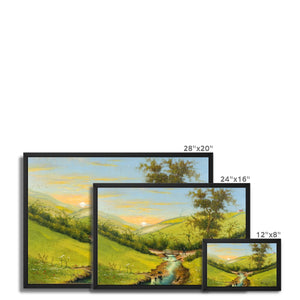 Framed Canvas - The Valley of Love, Hendon, Sunderland by J. D. Hopper