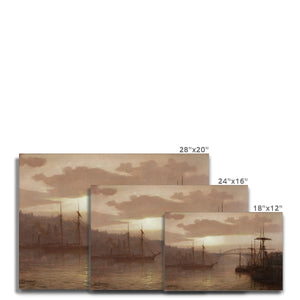 Printed Canvas - Sunderland Harbour by Louis Grimshaw