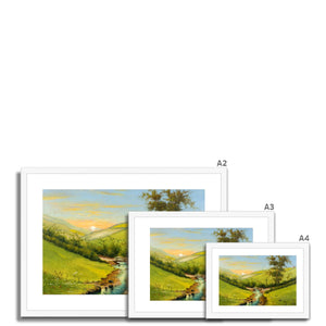 Fine Art Print Framed & Mounted - The Valley of Love, Hendon, Sunderland by J. D. Hopper
