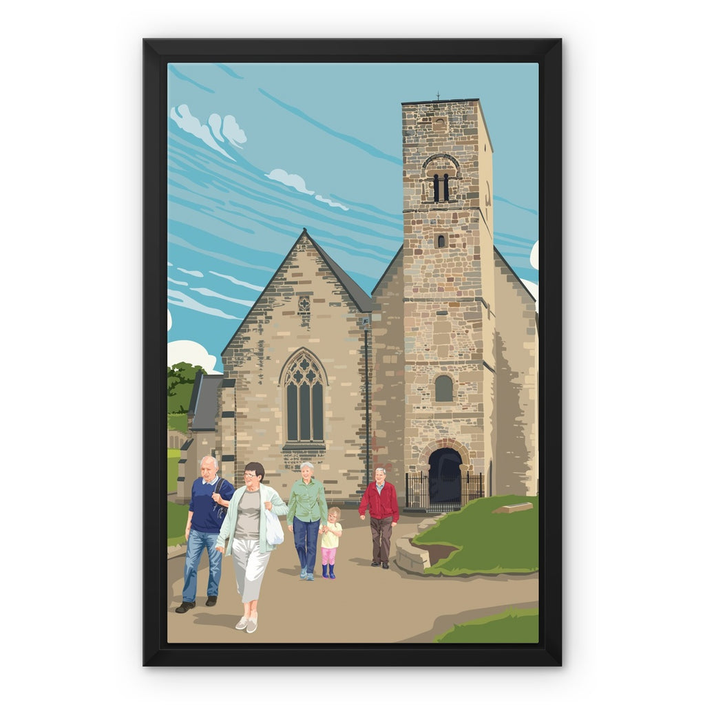 Framed Canvas - St Peter’s Church Poster Art