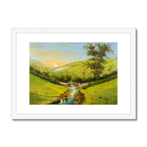 Fine Art Print Framed & Mounted - The Valley of Love, Hendon, Sunderland by J. D. Hopper