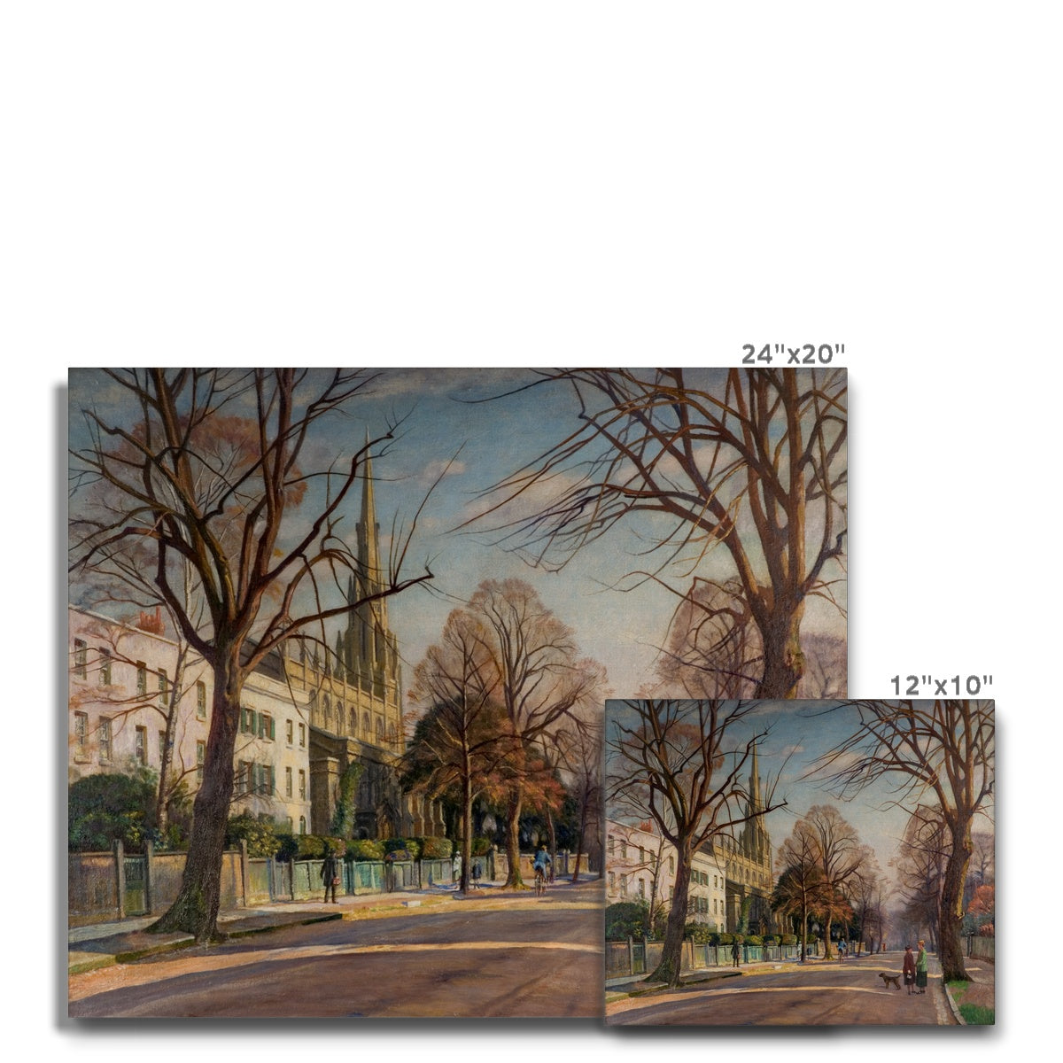 Printed Canvas - Spring in the Suburbs by Francis Dodd