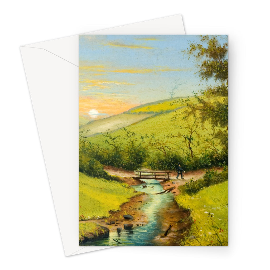 Greetings Card - The Valley of Love, Hendon, Sunderland by J. D. Hopper